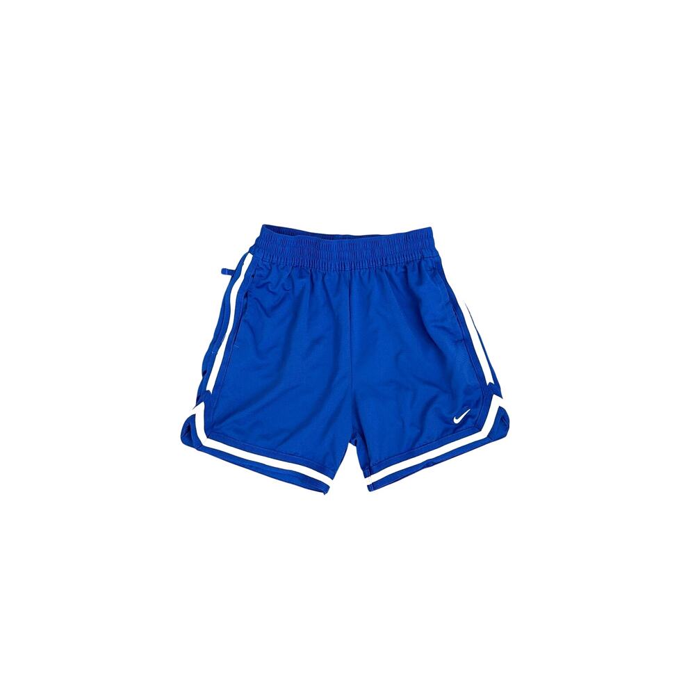 Nike Dri-FIT DNA Blue White Athletic Drawstring Shorts Kid's Large 14/16